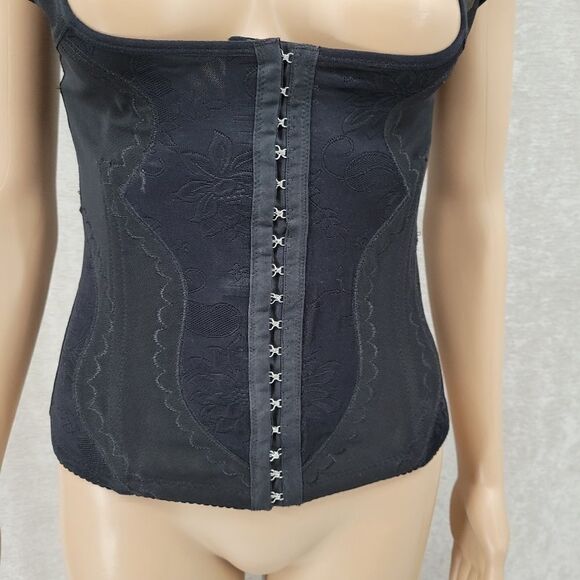 Black Underbust front closure shapewear Women's Size XL - Picture 4 of 14